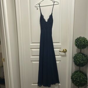 Lulu’s Navy and Lace dress size Medium